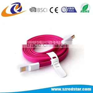 Diversiform Color Univesal Flat 1M Micro Magnetic Cable USB Charging Sync Cable thumbnail-6