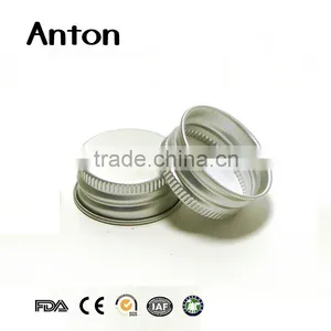 38mm Tall Silver Aluminium Lids for Cream Jar thumbnail-1