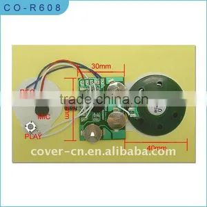 Recording Greeting Card Sound Module/Voice Chip With Push Button thumbnail-1