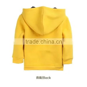 Zipper Sportswear Jogging Long Sleeves Children Boys Fleece Hoodie Jacket Coat Winter Spring Zipper Hood Fleece Kids Outerwear thumbnail-2