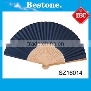 Professional Custom Logo Folding Paper Hand Fan thumbnail-4