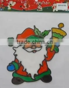 Christmas Santa Claus PVC Sticker/Opp Bag Packing Sticker/ Holiday Decoration thumbnail-2