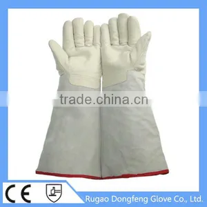 Top Quality LN2 Cowhide Grain Leather Industrial Leather Hand Gloves thumbnail-6