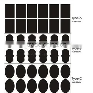 2015 New Desgin Lovely Removable Pvc Chalkboard Sticker for Family/party Decor thumbnail-1