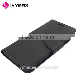 2016 Trending Products Wallet Phone Case With Wrist Strap Black Style Cover Slim Leather Case for HTC 626 thumbnail-3