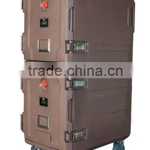 176Quart Insulated Freezer for Cold, Double-layer Insulated Cabinet, Food Pan Carrier thumbnail-1