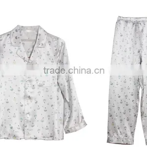 Children 2 Years Old Boy of Silk Pajamas in --15 Age Group of Silky Soft Cool Pajamas thumbnail-2