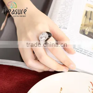Latest Design Jewelry Gold Diamond Ring 925 Silver Ring Classic Style Jewellry thumbnail-4