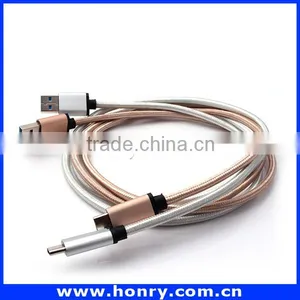 OEM/ODM Nylon Braided Type c 3.1 Usb Date Charger and Sync Cable thumbnail-4