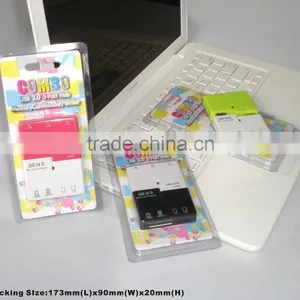 USB 2.0 HUB+USB 2.0 Card Reader COMBO HUB Spports TF/Micro SD/M2/SD/MS thumbnail-4