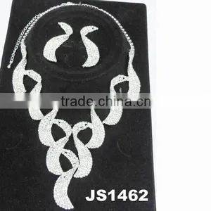 China Wholesale Silver Indian Bridal 925 Silver Jewelry Sets thumbnail-1