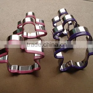 High Quality Color Metal Cookie Cutter With PVC Edge thumbnail-1