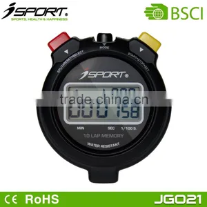 Factory Wholesale 10 Laps Memory Wall Stopwatch With Lanyard thumbnail-3