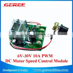 DC 6V-30V 10A 12V 24V DC Pwm Motor Controller Speed Regulation thumbnail-1