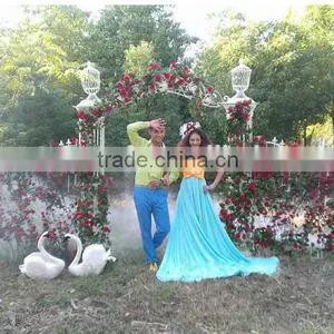 New Arrival Artificial Flowers Wedding Backdrop Door Decoration Large Stage Backdrop thumbnail-5