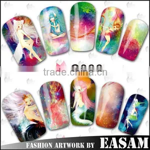 2015 New Nail Art Transfer Foil Sticker,fashion Waterproof Nail Strips,water Transfer Nail Art Stickers thumbnail-1