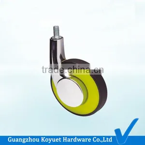 Pro Modern Hot Free Sample Alloy With Screw High Quality Heavy Duty 3.25 Inch Colorful Outdoor Furniture Caster Wheel thumbnail-1