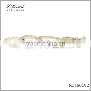 Yiwu Fashion Cheap Saudi Arabia Gold Wedding Ring Price thumbnail-1