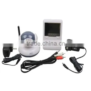 Digital LCD Baby Video Monitor Kits 2.4GHz Wireless Night Vision Radio Nanny 2 Way Intercom Talking Electronics Babysitter thumbnail-5