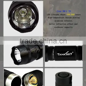 500Lumens IPX-8 Waterproof LED Tacitcal Torch thumbnail-5