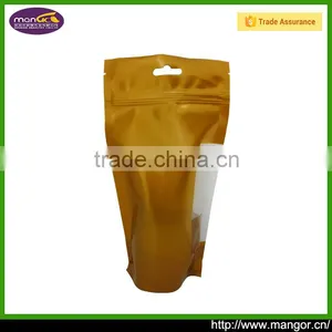 Hot Sell Product 2016 Stand Up Zip Lock Plastic Packaging Bag With Zipper Pouch thumbnail-1