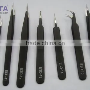 Hot Selling Stainless Steel ESD Tweezers Manufacturing/tweezers Eyelash Extension Esd TWEEZERS thumbnail-2