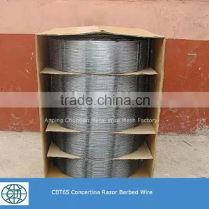 Concertina Galvanized Razor Barbed Wire Coil Fencing thumbnail-2