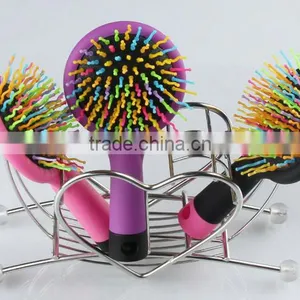 Rainbow Wave Hair Brush With Mirror thumbnail-1