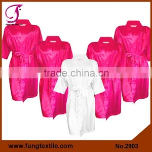 2903 Silky Satin Short Robe thumbnail-1