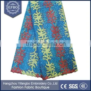 New Design French Lace Wholesale Embroidery Fabric for Evening Dresses thumbnail-4