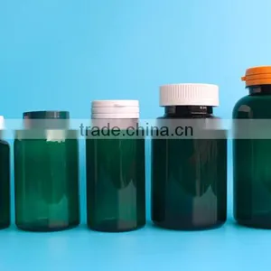 Colored PET 300ml Plastic Medicine Bottle With Plastic Cap,300cc Pharmaceutical Pill Container thumbnail-3