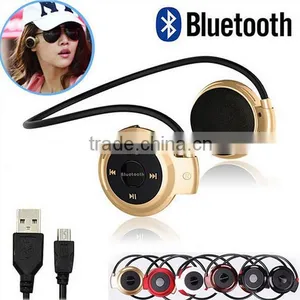 Wireless Headphone New Mini 503 Neckback Sport Bluetooth Handsfree Stereo Headset Earphone TF Card Slot+FM Radio thumbnail-1