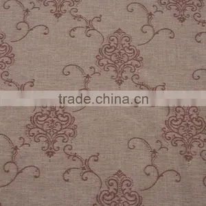 New Arrival 100% Polyester Linen Like Jacquard Curtain & Curtain Fabric thumbnail-2