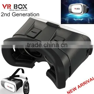 3D VR Box 2nd Generation Virtual Reality Glasses Cardboard Movie Game for Samsung New thumbnail-1
