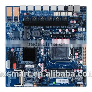 B75 LGA1155 6 LAN Network Security 1U Firewall Computer System thumbnail-4