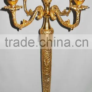 Silver Candelabra Centerpiece thumbnail-1