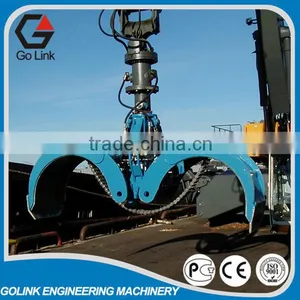 Excavator Hydraulic Rotary Timber Grapple Quality Choice thumbnail-1
