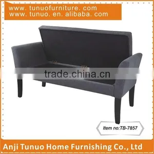 Lounge&storage Bench&couch,Rubber Wood Legs,With a Lid,TB-7857 thumbnail-1