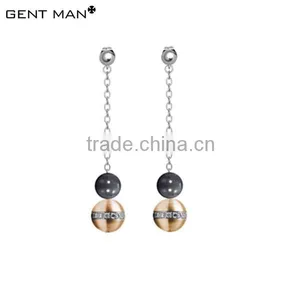 2015 Newest Ceramic Steel Dangle Earrings for Woman/women's Drop Earring/stainless Steel Earrings thumbnail-1