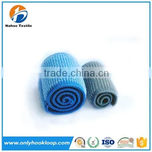 Flexible Hook and Loop Fastener, Polyester Elastic Hook and Loop Tape thumbnail-1