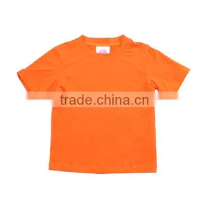 Kaiyo New Design Custom T-shirt Boutique Simple Pure Color Round Collar Short Sleeve Baby T-shirt OEM Factory Direct Sale Kids thumbnail-2