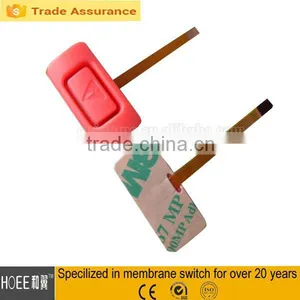 China Manufacturer Waterproof Fpc Connectors Key Membrane Switches With Rubber Keypad thumbnail-1