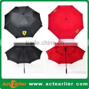 Custom Print Promotional Straight Automatic Big Golf Umbrellas thumbnail-6