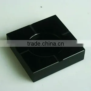 Cross Black Crystal Ashtray Glass Cigar Smoking (R-0960 thumbnail-1