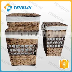 Maize Woven Large Laundry Basket Set 3 thumbnail-1