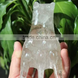 Water-Clear Natural Crystal Carving Dragon thumbnail-2