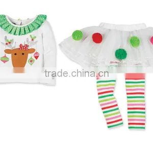 On Sale!!christmas 2pcs Sets Wholesale Baby Clothing Layette thumbnail-3