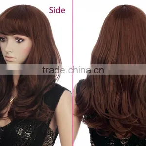 High Quality Density Dreadlock Mono Rose Wig Synthetic js and Company Hair Dye Wig thumbnail-3