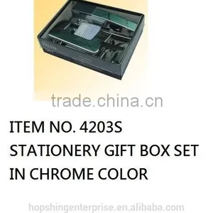 Stationery Set in Chrome Color thumbnail-1