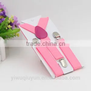 NEW Boys Girls Kids Child Children Clip on Y Back Elastic Suspenders Braces Belt Kids Hot Sell thumbnail-1